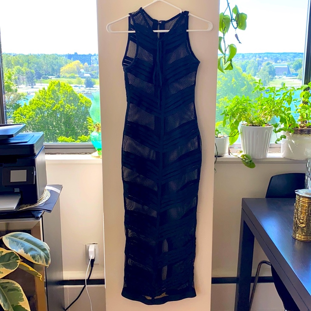 Sheer Bandage Dress with Amazing Detail